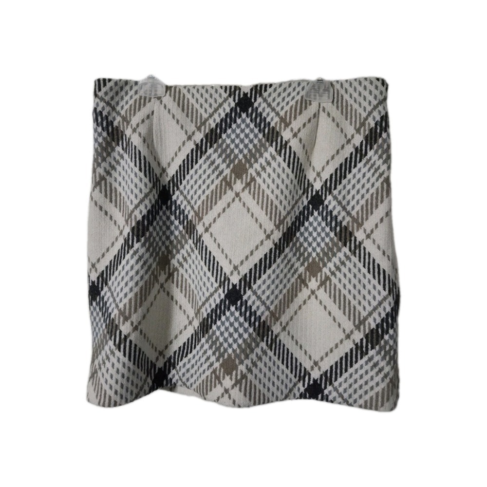 H&M Wool and Polyester Plaid skirt size 8 preppy y2k